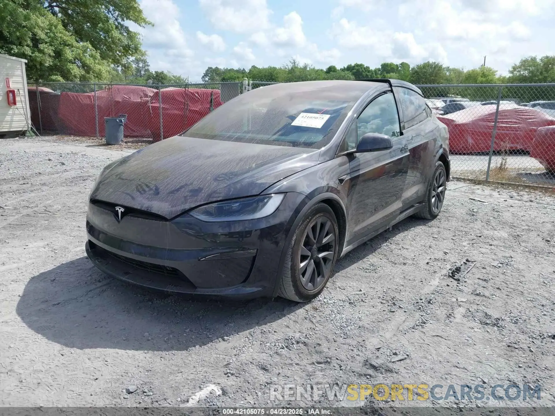 2 Photograph of a damaged car 7SAXCDE55PF427769 TESLA MODEL X 2023