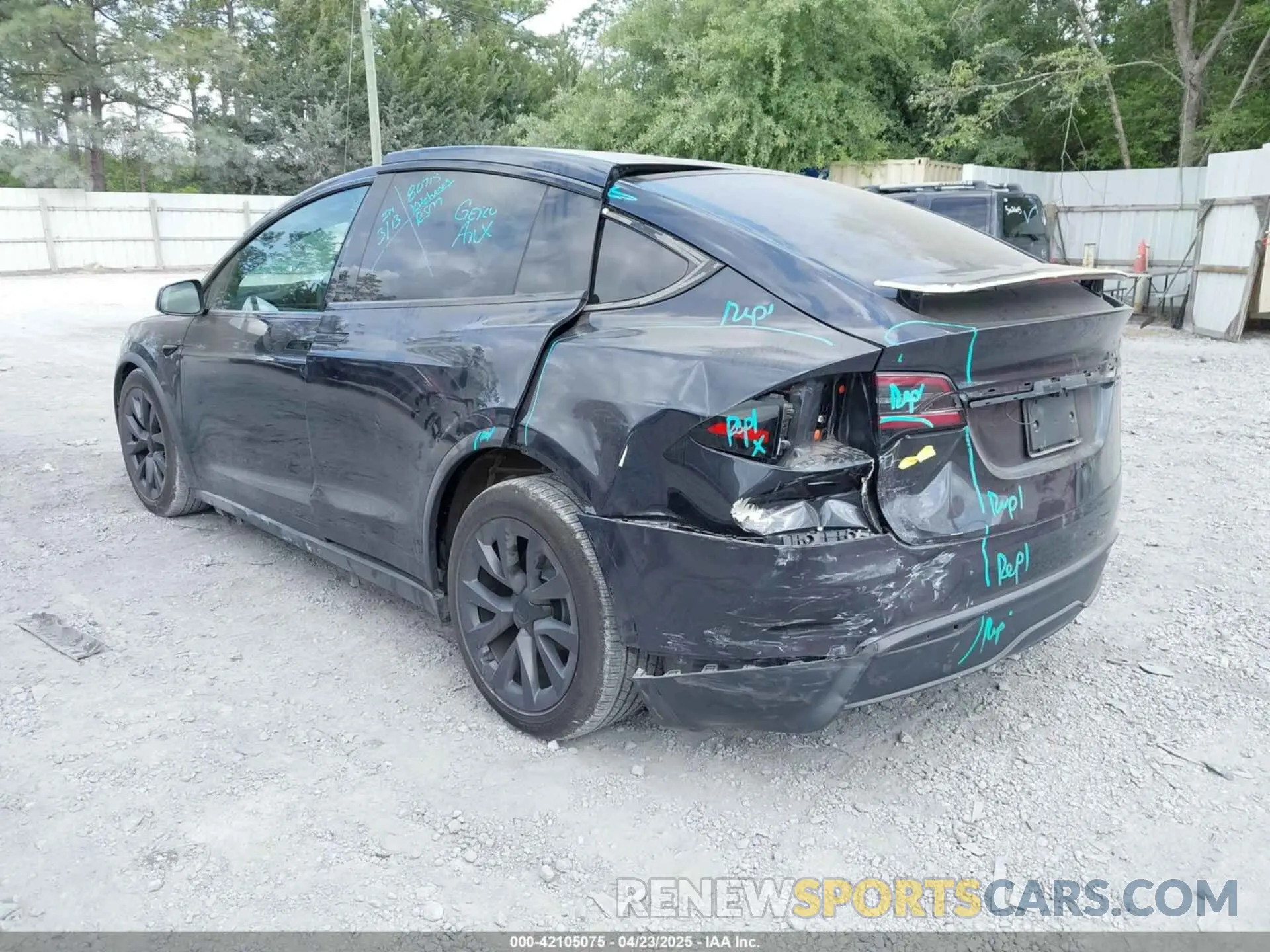 3 Photograph of a damaged car 7SAXCDE55PF427769 TESLA MODEL X 2023