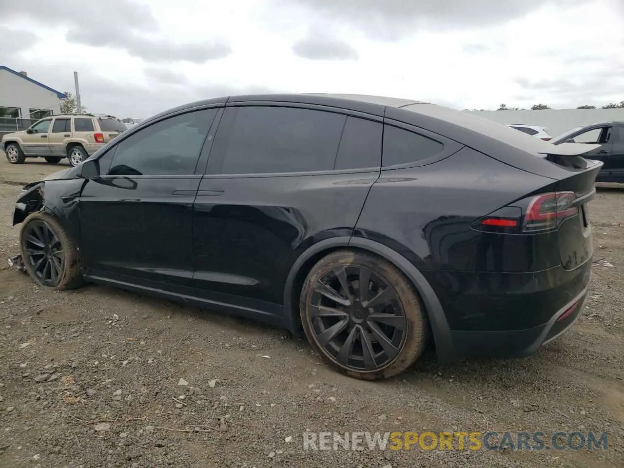 2 Photograph of a damaged car 7SAXCDE55PF430185 TESLA MODEL X 2023