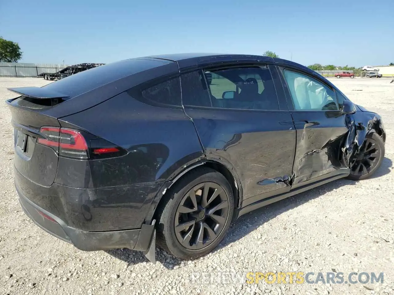 3 Photograph of a damaged car 7SAXCDE5XPF422163 TESLA MODEL X 2023
