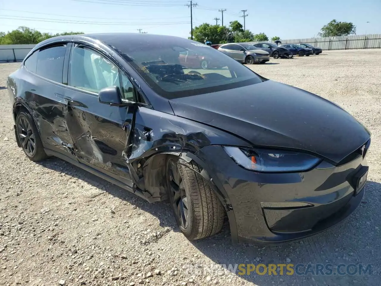 4 Photograph of a damaged car 7SAXCDE5XPF422163 TESLA MODEL X 2023