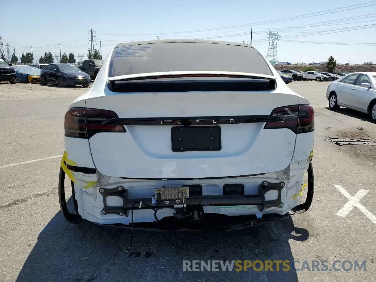 6 Photograph of a damaged car 7SAXCDE5XPF423605 TESLA MODEL X 2023