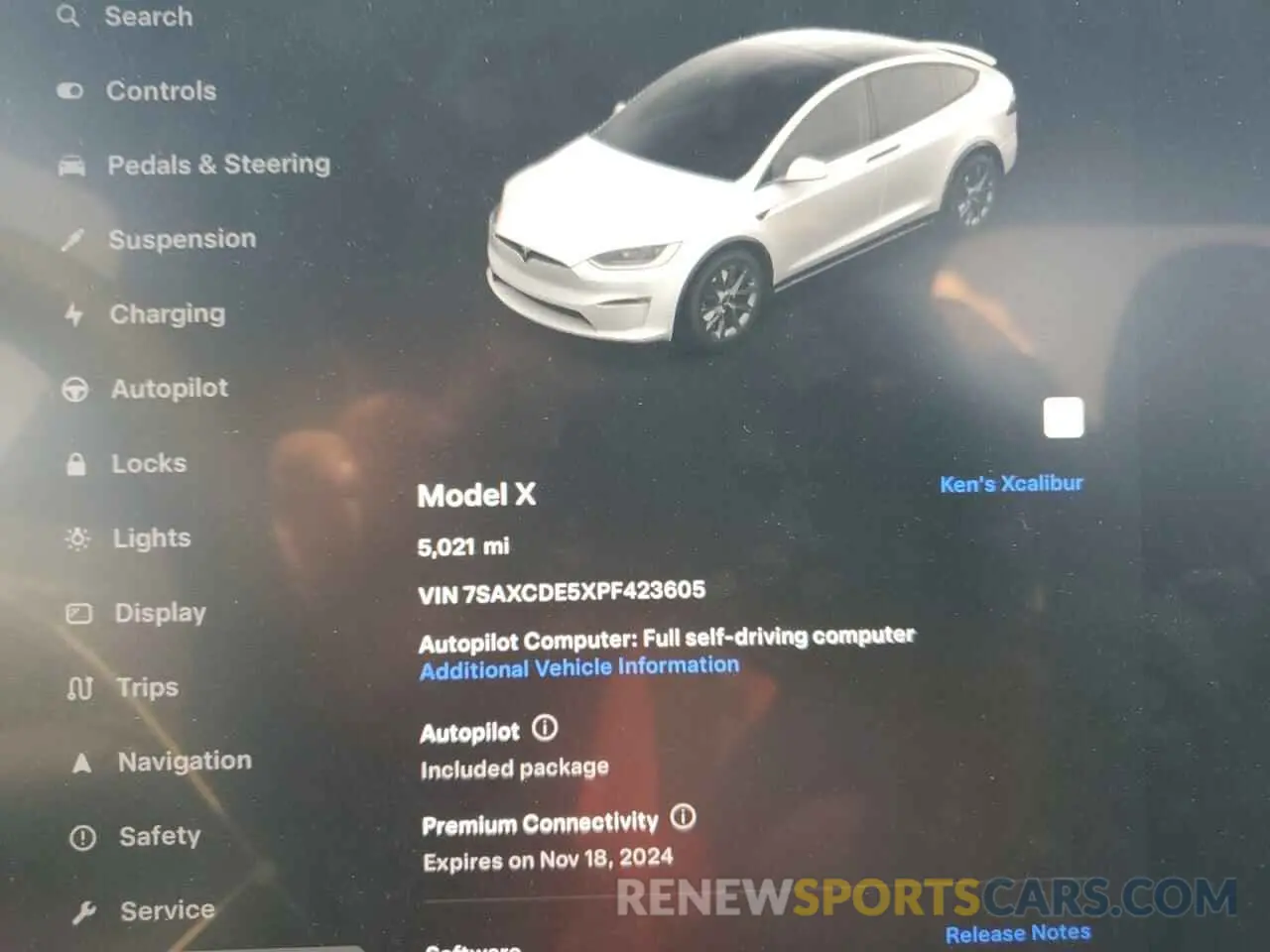 9 Photograph of a damaged car 7SAXCDE5XPF423605 TESLA MODEL X 2023