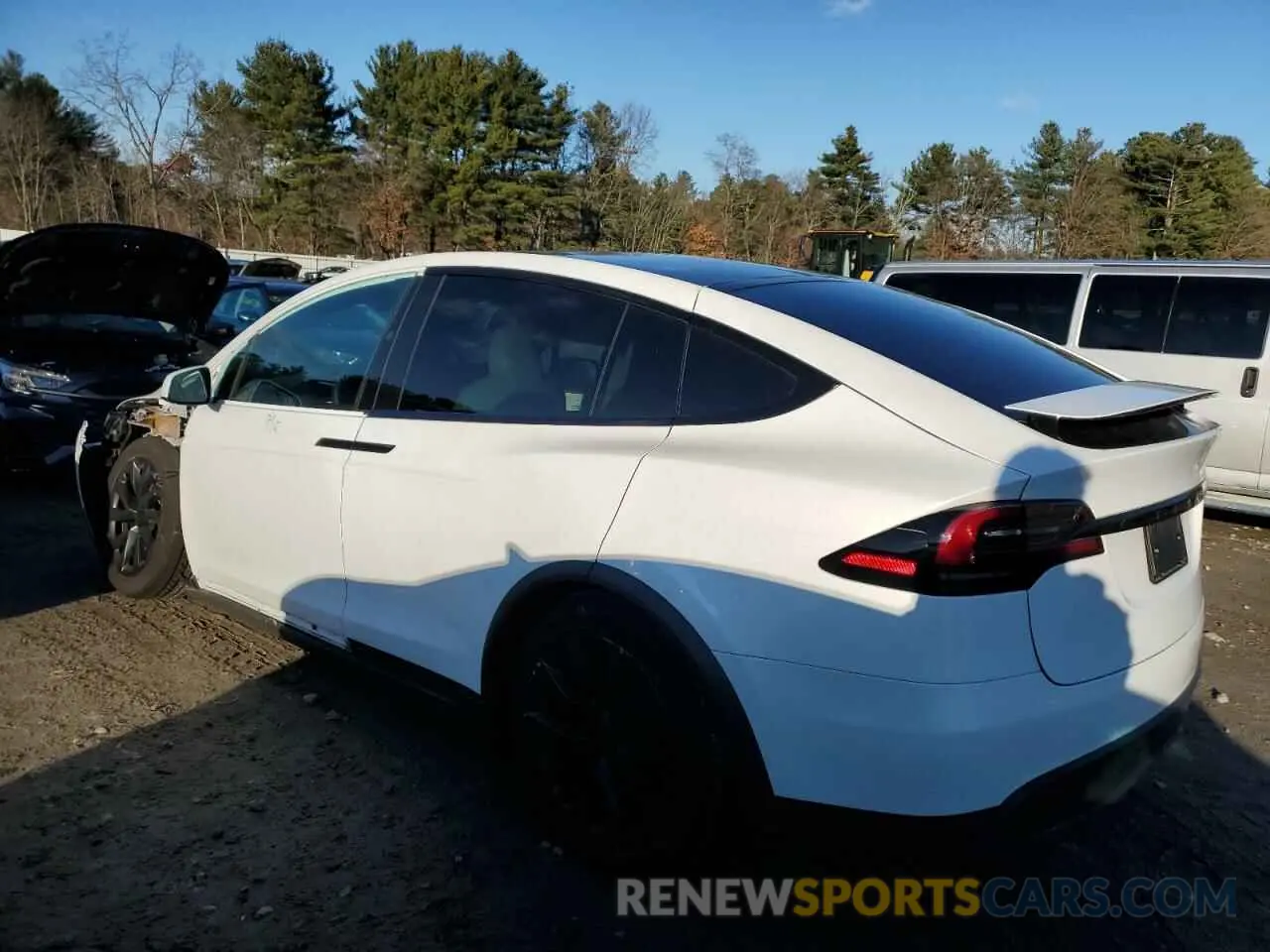2 Photograph of a damaged car 7SAXCAE53RF442904 TESLA MODEL X 2024