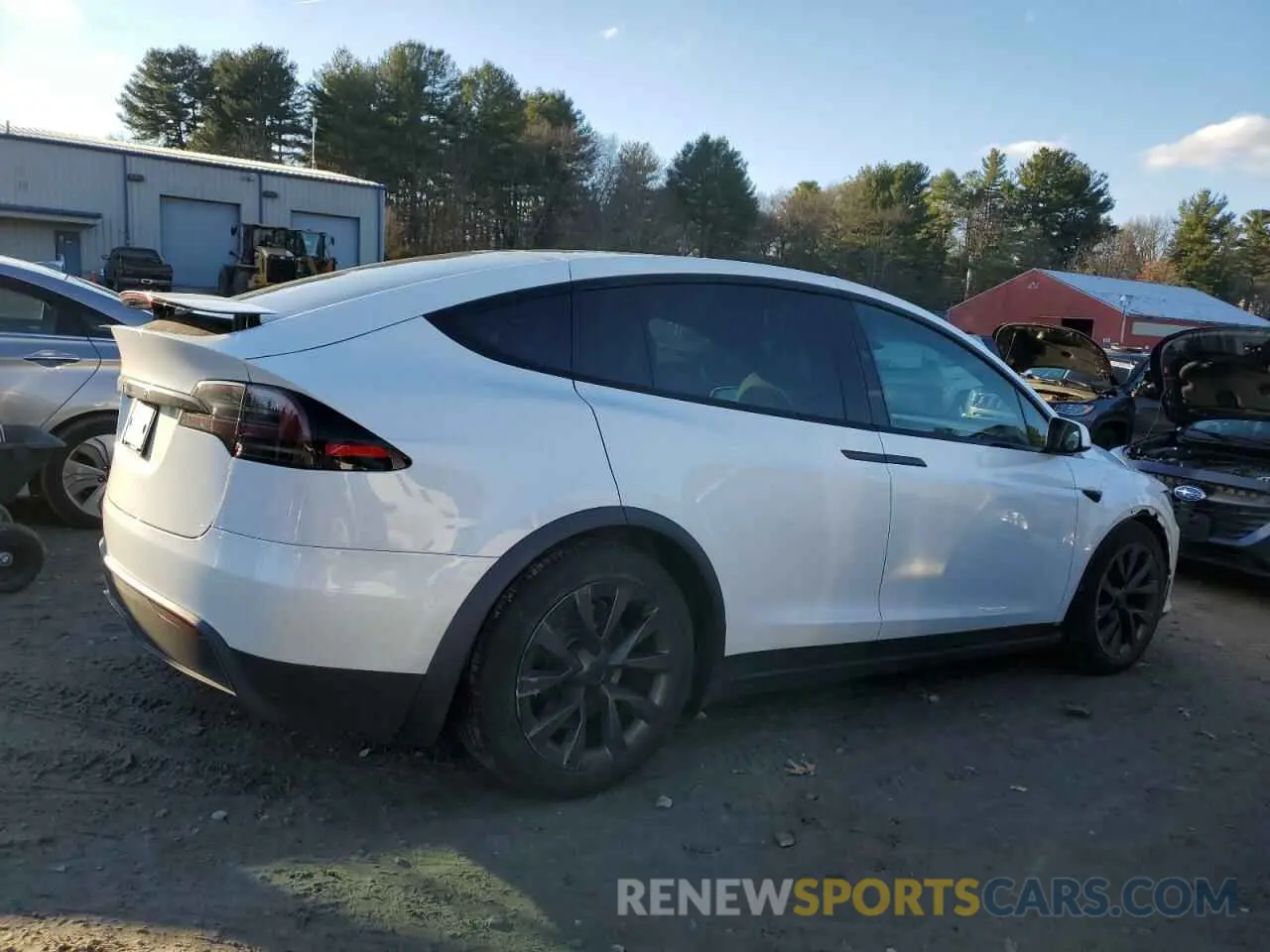 3 Photograph of a damaged car 7SAXCAE53RF442904 TESLA MODEL X 2024
