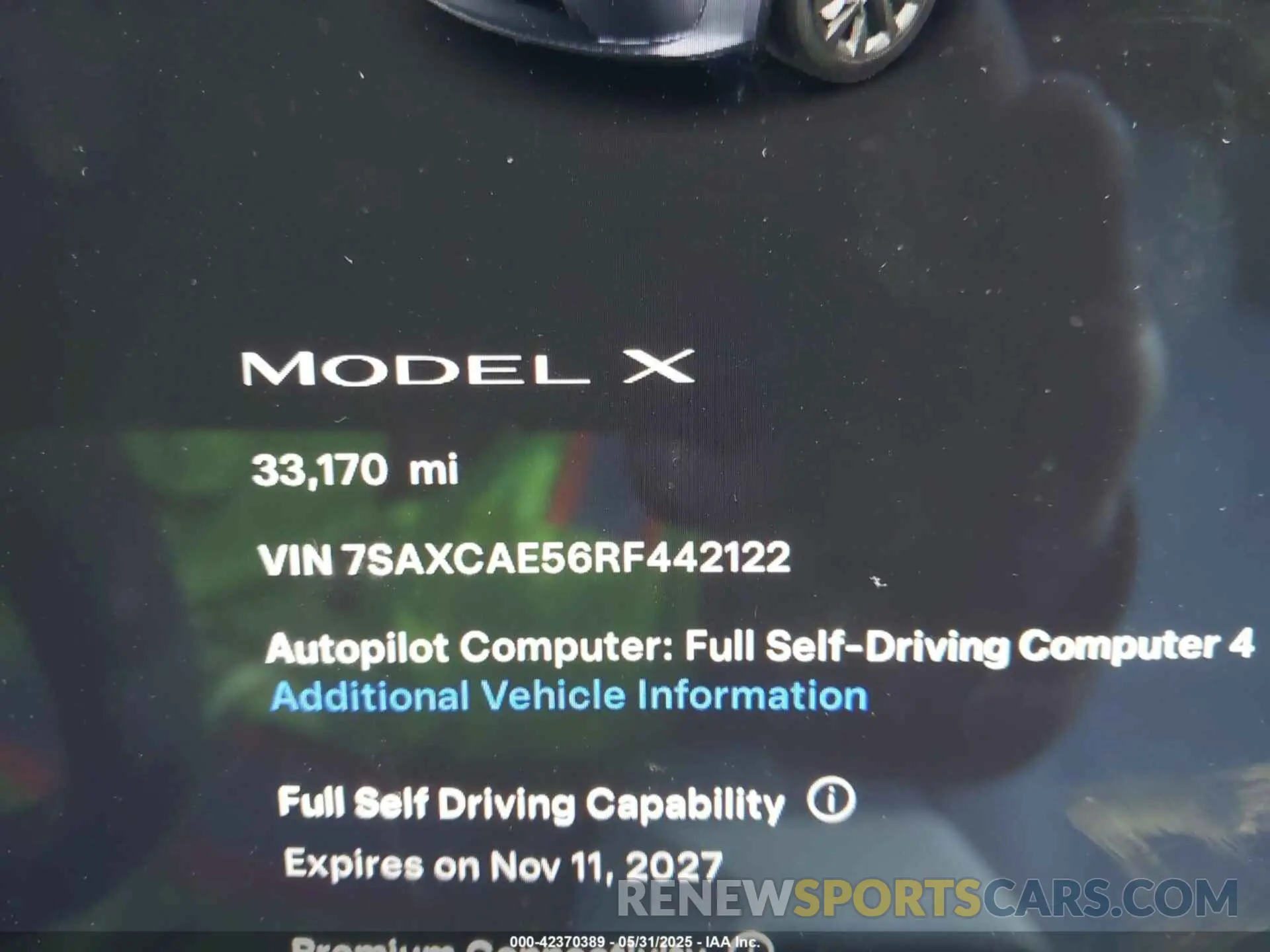 15 Photograph of a damaged car 7SAXCAE56RF442122 TESLA MODEL X 2024