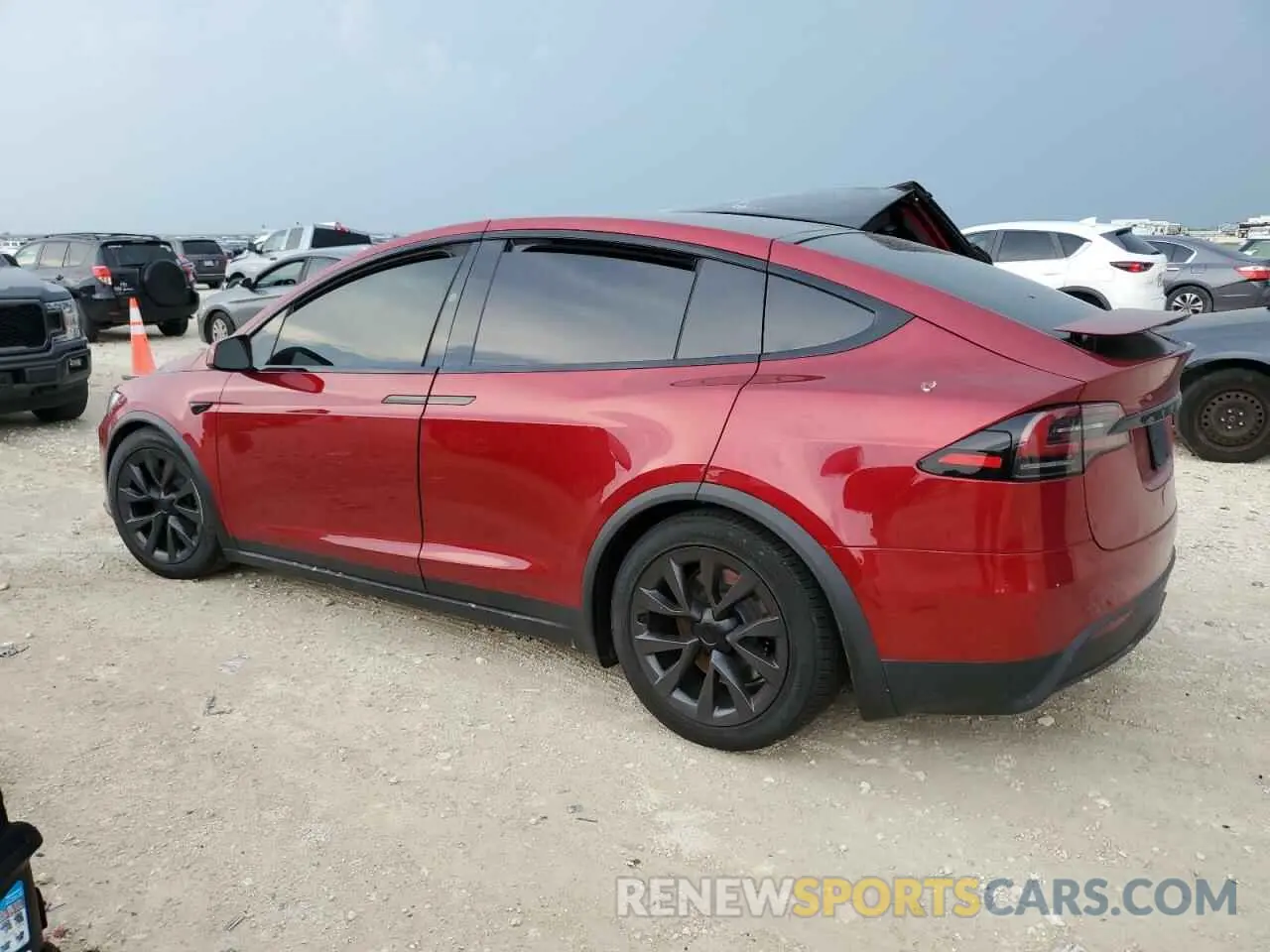 2 Photograph of a damaged car 7SAXCAE57RF444414 TESLA MODEL X 2024