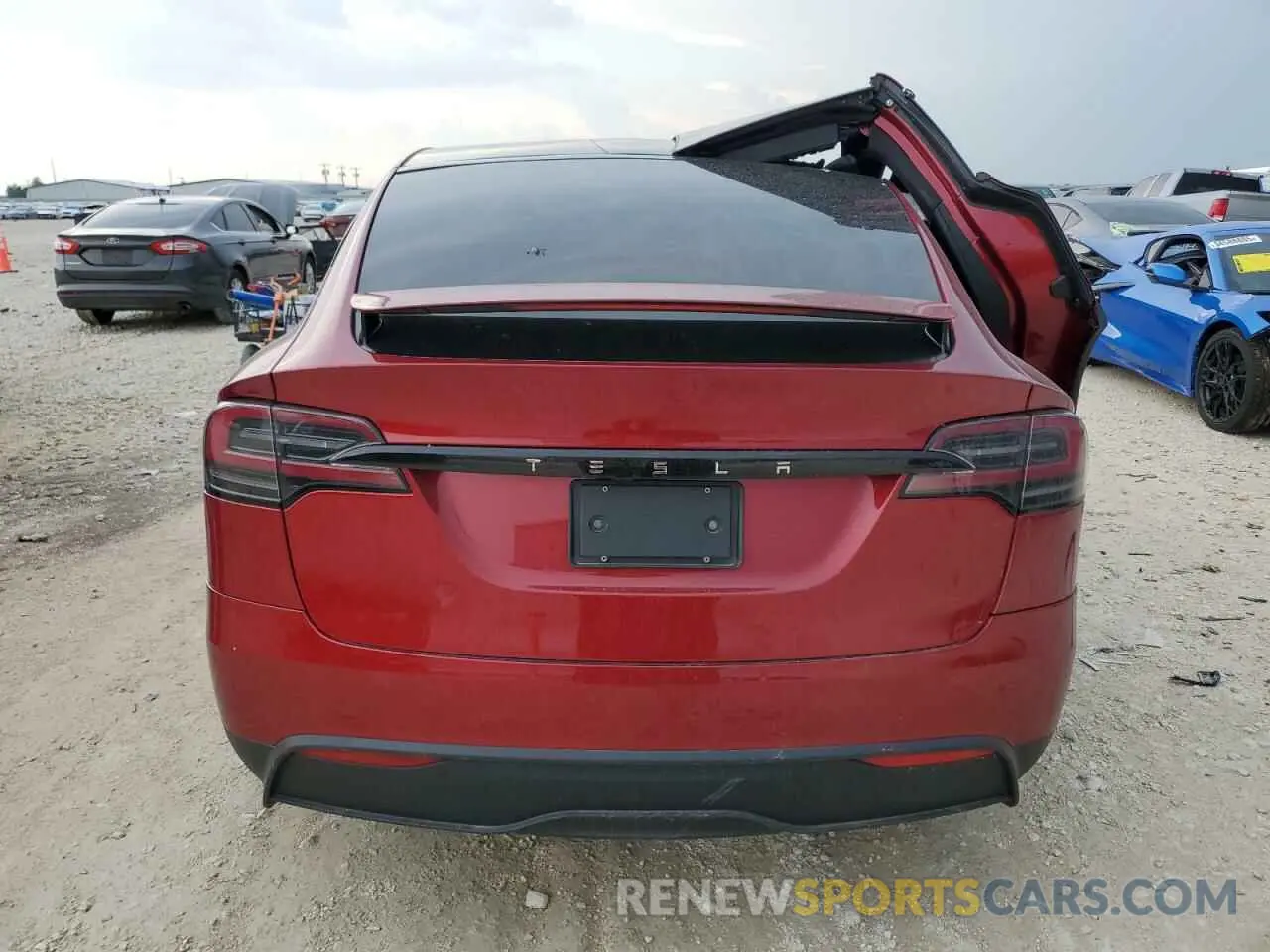 6 Photograph of a damaged car 7SAXCAE57RF444414 TESLA MODEL X 2024
