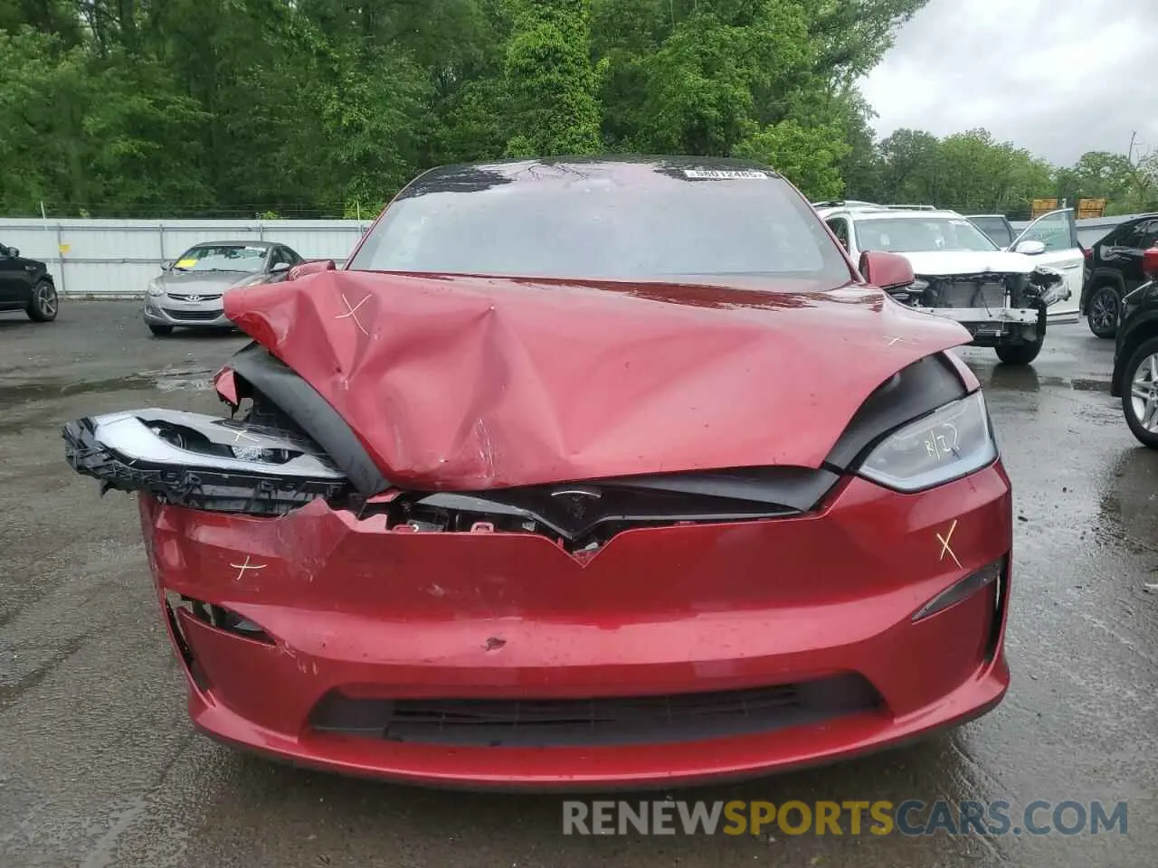 5 Photograph of a damaged car 7SAXCAE58RF437603 TESLA MODEL X 2024
