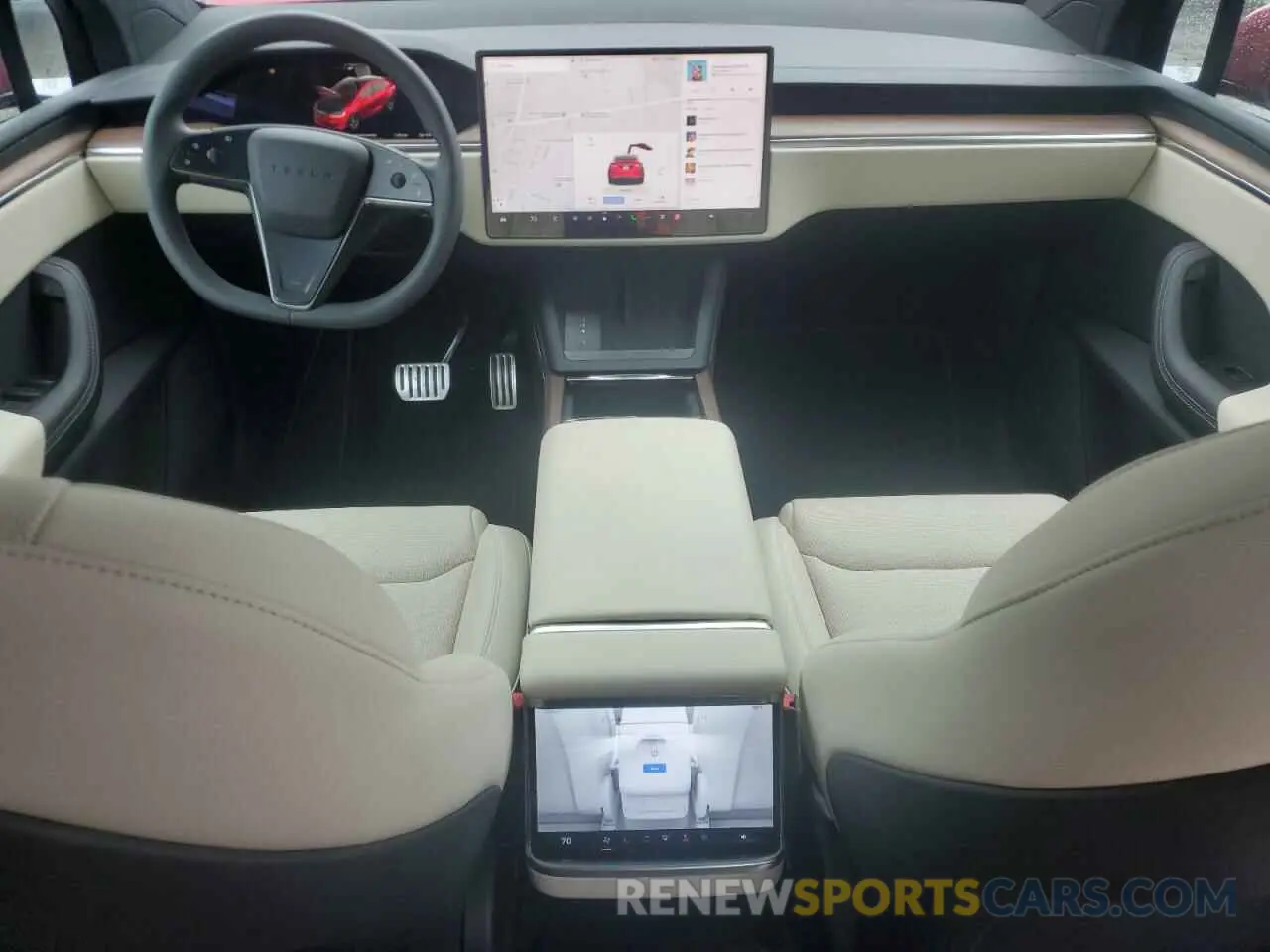 8 Photograph of a damaged car 7SAXCAE58RF437603 TESLA MODEL X 2024