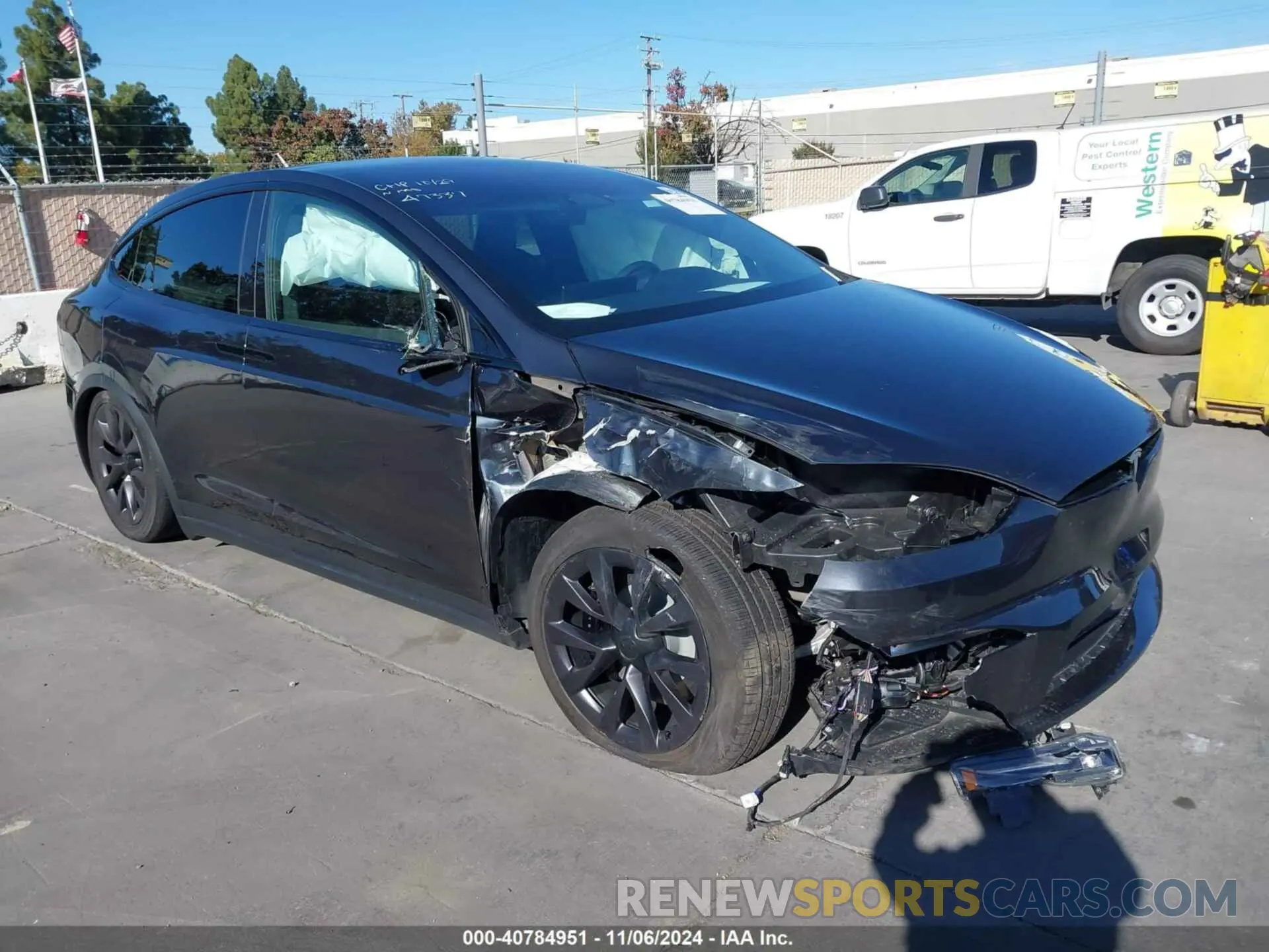 1 Photograph of a damaged car 7SAXCBE51RF457133 TESLA MODEL X 2024