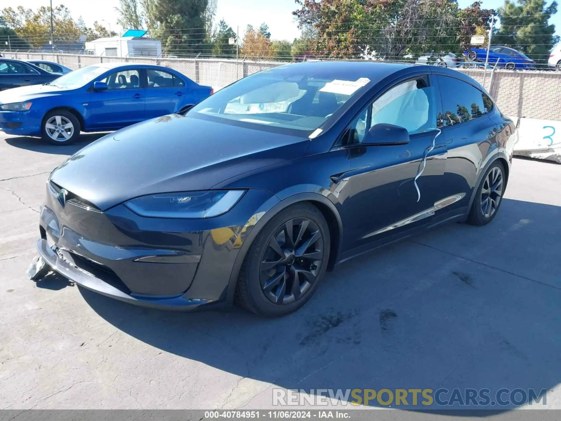 2 Photograph of a damaged car 7SAXCBE51RF457133 TESLA MODEL X 2024