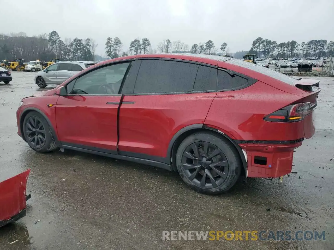 2 Photograph of a damaged car 7SAXCBE53RF439099 TESLA MODEL X 2024