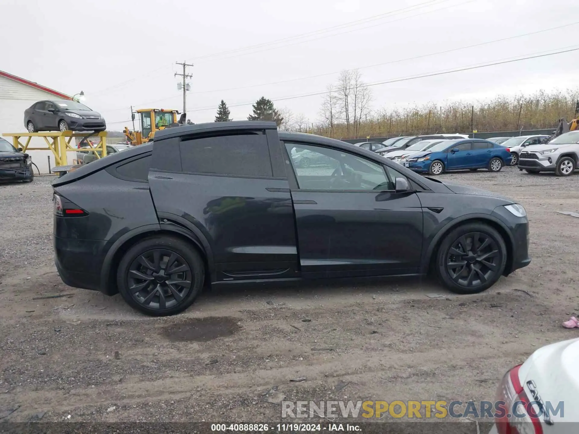 13 Photograph of a damaged car 7SAXCBE58RF459073 TESLA MODEL X 2024