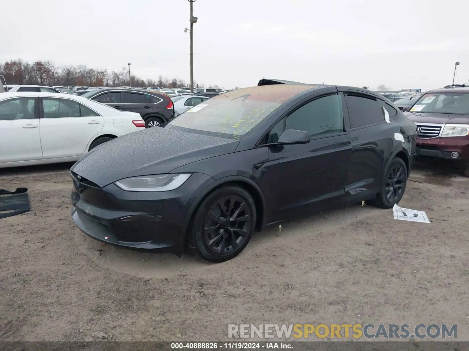 2 Photograph of a damaged car 7SAXCBE58RF459073 TESLA MODEL X 2024