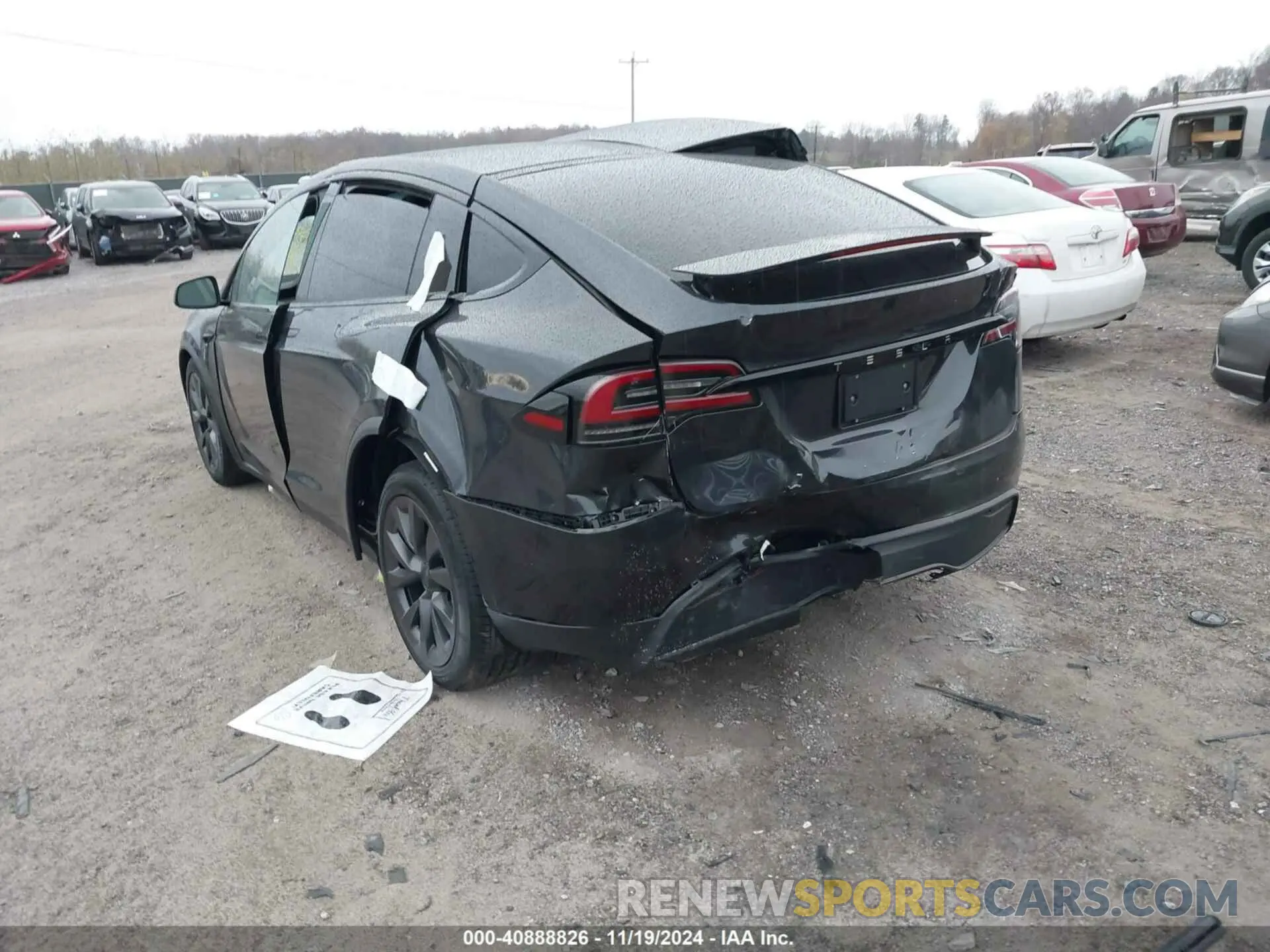 6 Photograph of a damaged car 7SAXCBE58RF459073 TESLA MODEL X 2024