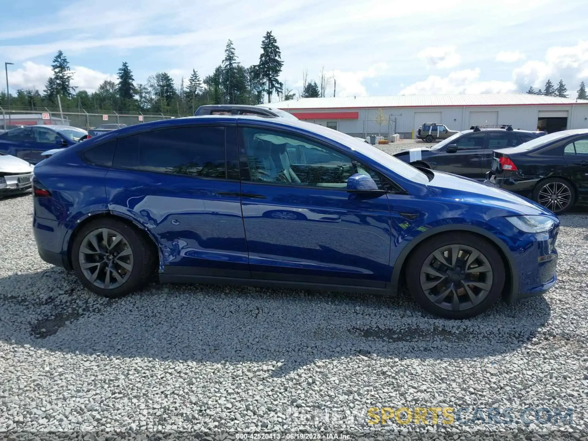 13 Photograph of a damaged car 7SAXCBE5XRF432411 TESLA MODEL X 2024
