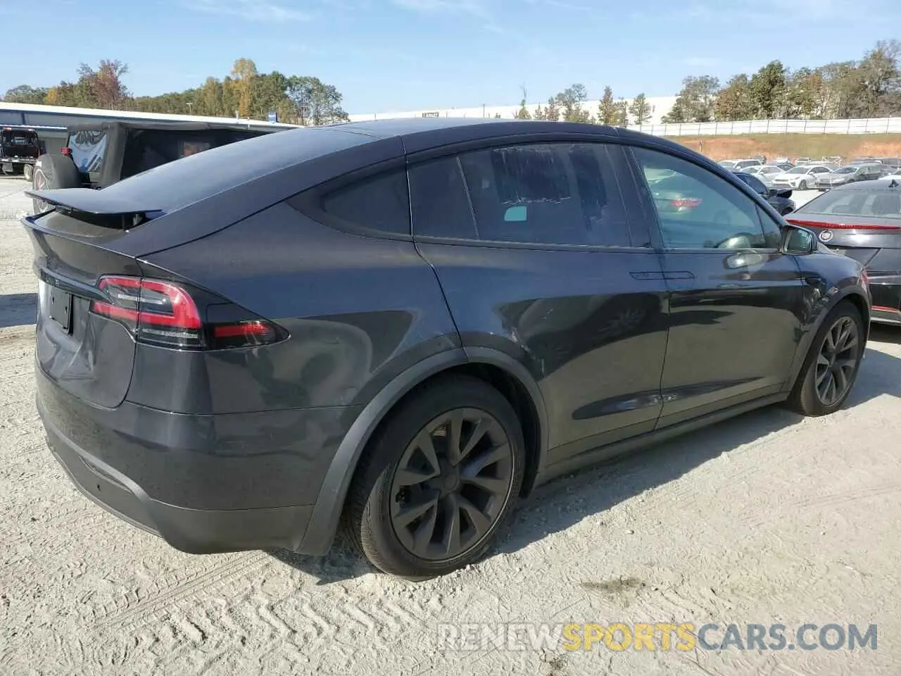 3 Photograph of a damaged car 7SAXCBE5XRF447328 TESLA MODEL X 2024