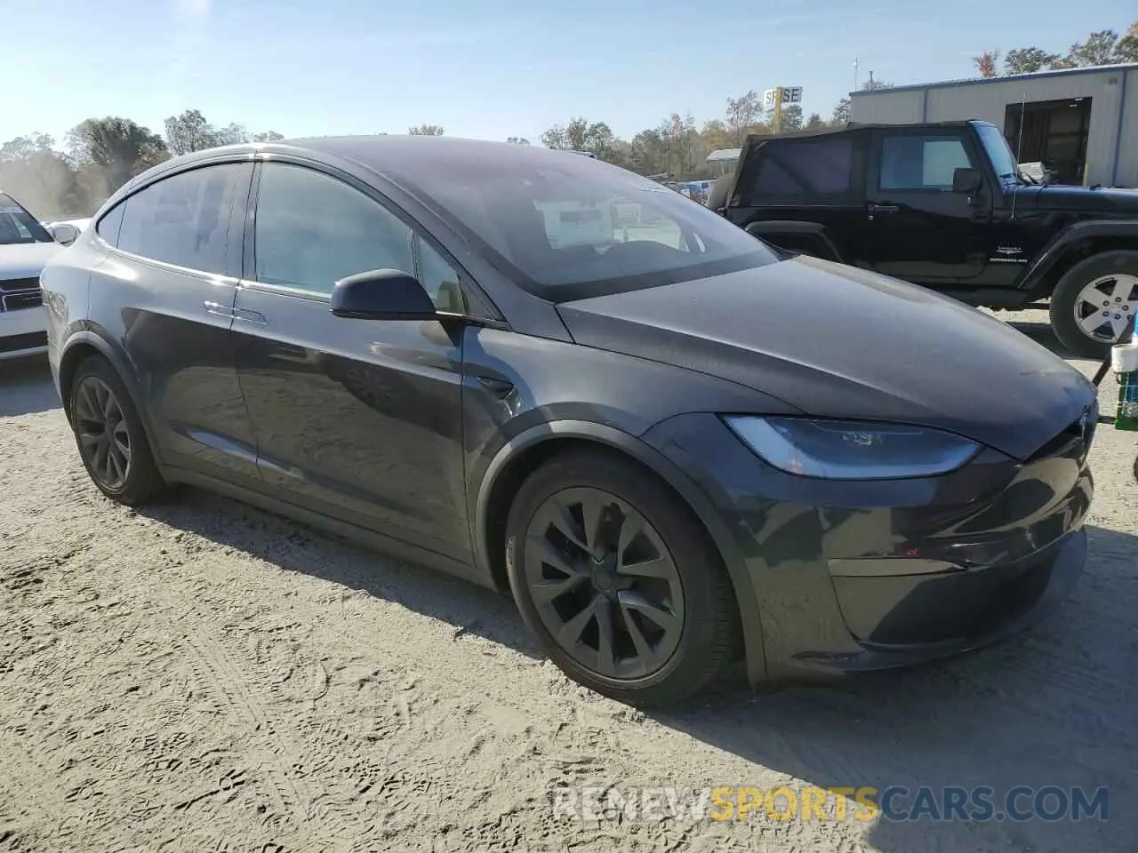 4 Photograph of a damaged car 7SAXCBE5XRF447328 TESLA MODEL X 2024