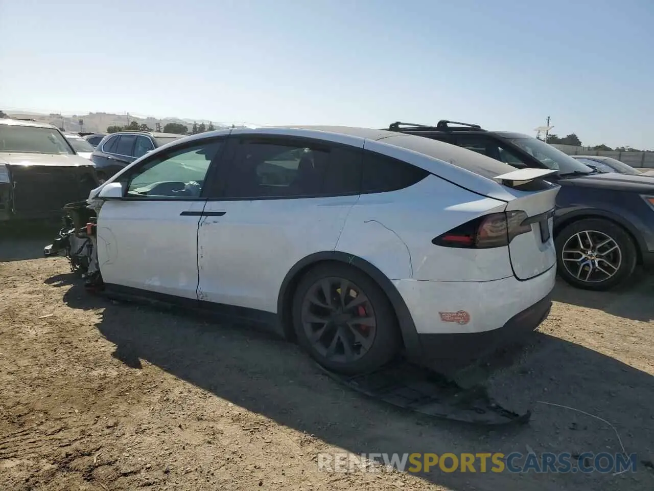 2 Photograph of a damaged car 7SAXCBE62RF458901 TESLA MODEL X 2024