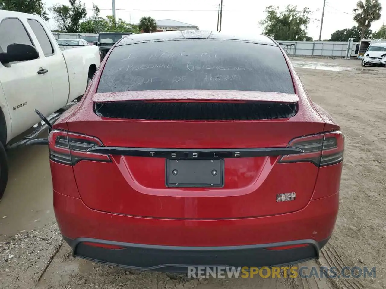 6 Photograph of a damaged car 7SAXCBE63RF449074 TESLA MODEL X 2024