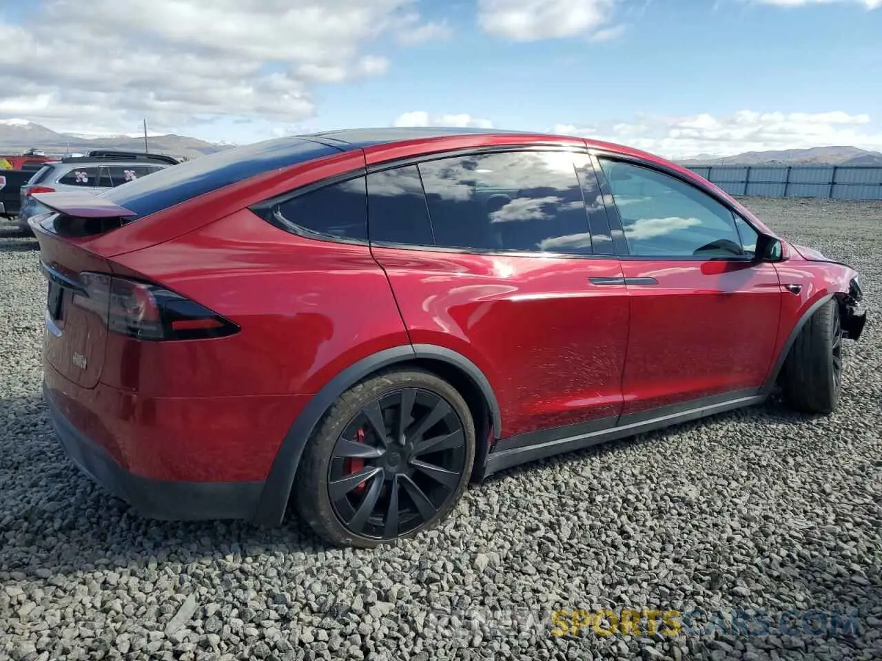 3 Photograph of a damaged car 7SAXCBE64RF438357 TESLA MODEL X 2024