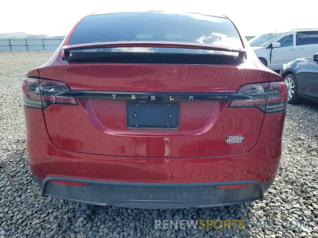 6 Photograph of a damaged car 7SAXCBE64RF438357 TESLA MODEL X 2024