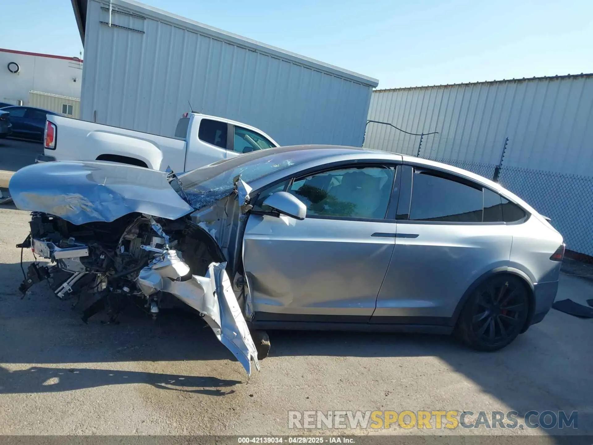 14 Photograph of a damaged car 7SAXCBE66RF458402 TESLA MODEL X 2024