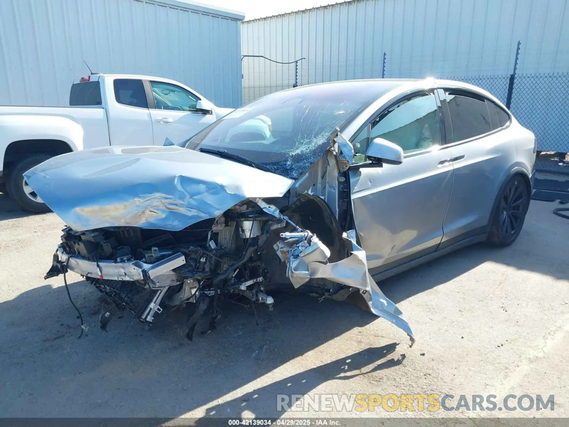 2 Photograph of a damaged car 7SAXCBE66RF458402 TESLA MODEL X 2024
