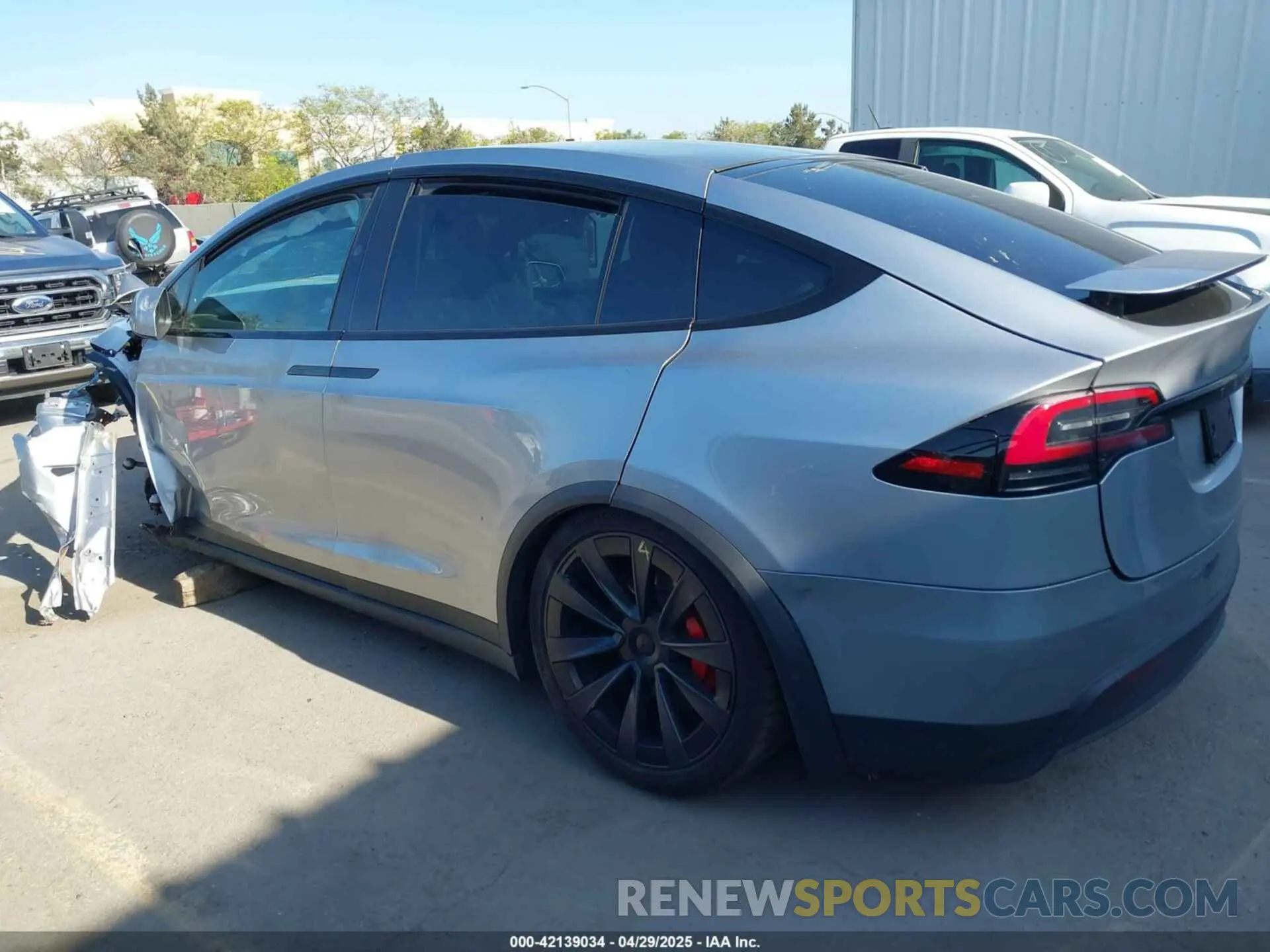 3 Photograph of a damaged car 7SAXCBE66RF458402 TESLA MODEL X 2024