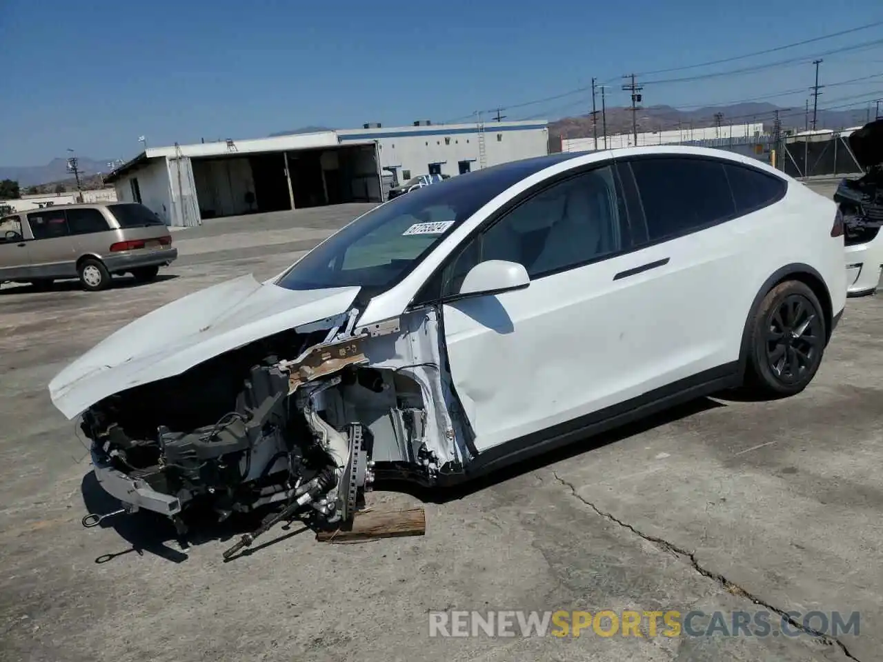 1 Photograph of a damaged car 7SAXCDE50RF446832 TESLA MODEL X 2024