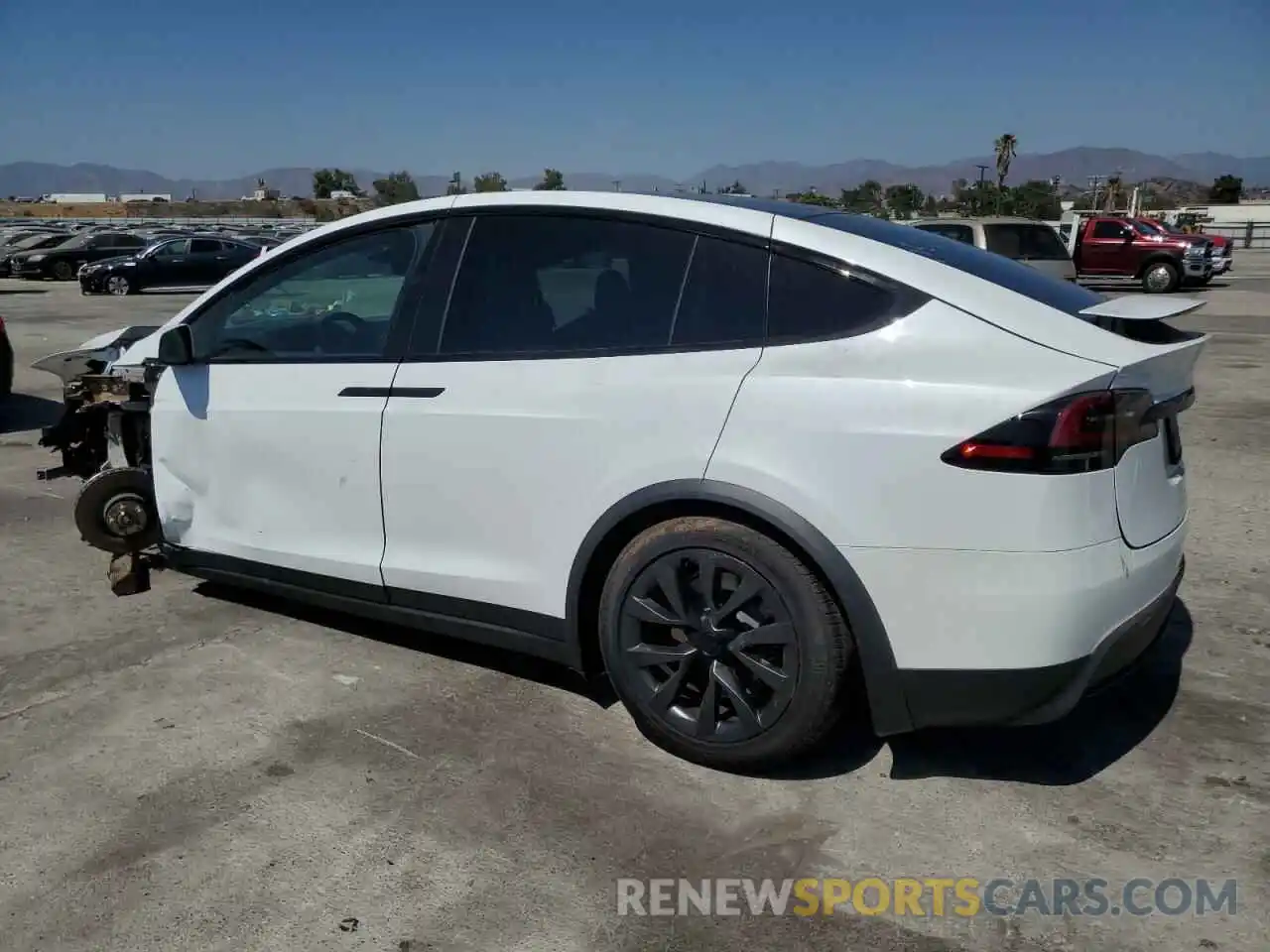 2 Photograph of a damaged car 7SAXCDE50RF446832 TESLA MODEL X 2024