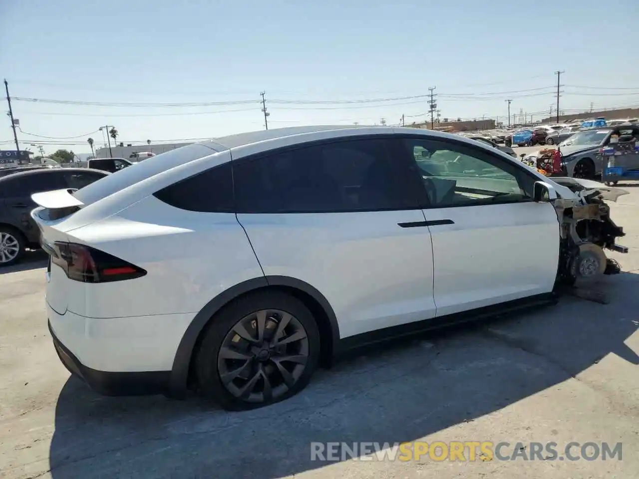 3 Photograph of a damaged car 7SAXCDE50RF446832 TESLA MODEL X 2024