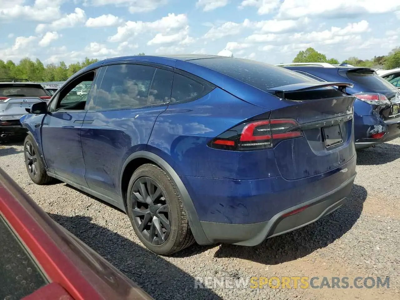 2 Photograph of a damaged car 7SAXCDE51RF439209 TESLA MODEL X 2024