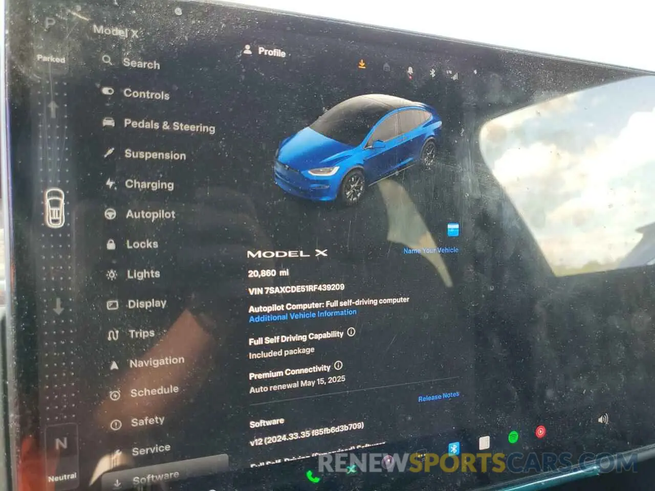 9 Photograph of a damaged car 7SAXCDE51RF439209 TESLA MODEL X 2024