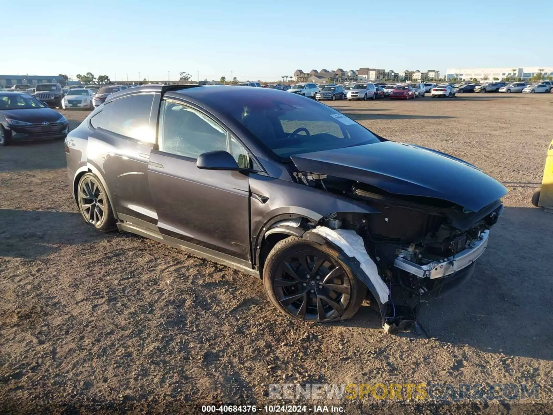 1 Photograph of a damaged car 7SAXCDE51RF441994 TESLA MODEL X 2024