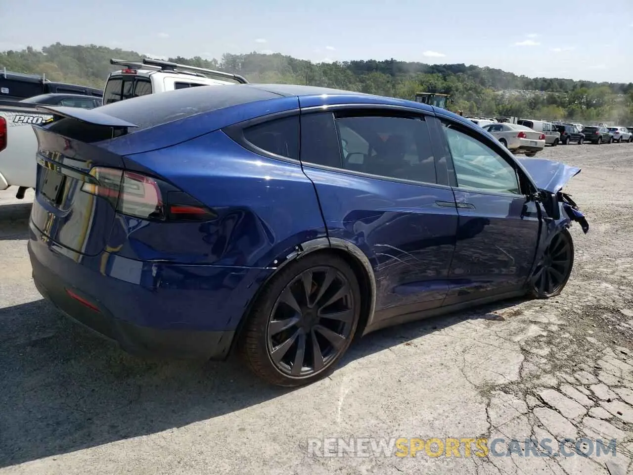 3 Photograph of a damaged car 7SAXCDE51RF447763 TESLA MODEL X 2024