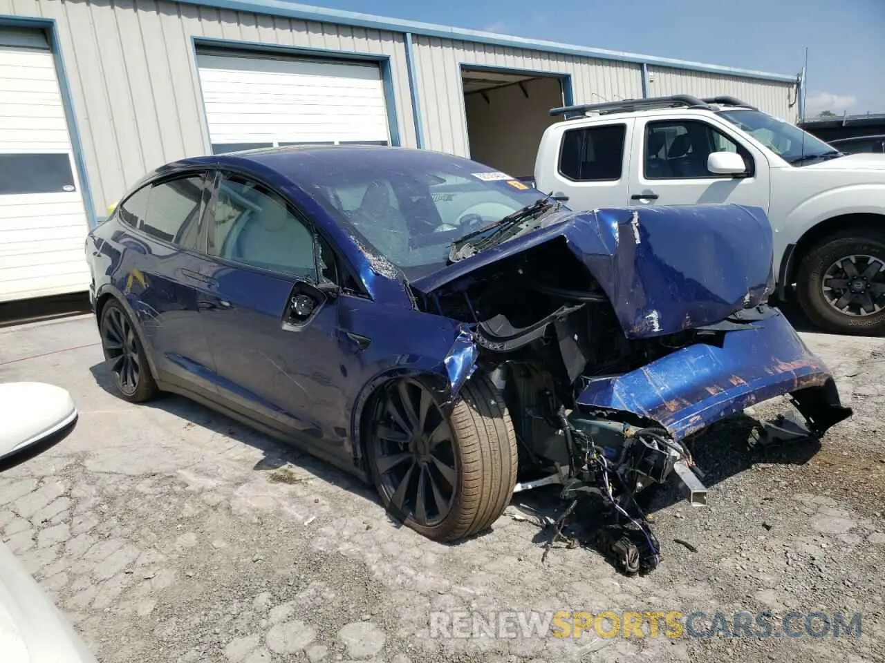 4 Photograph of a damaged car 7SAXCDE51RF447763 TESLA MODEL X 2024
