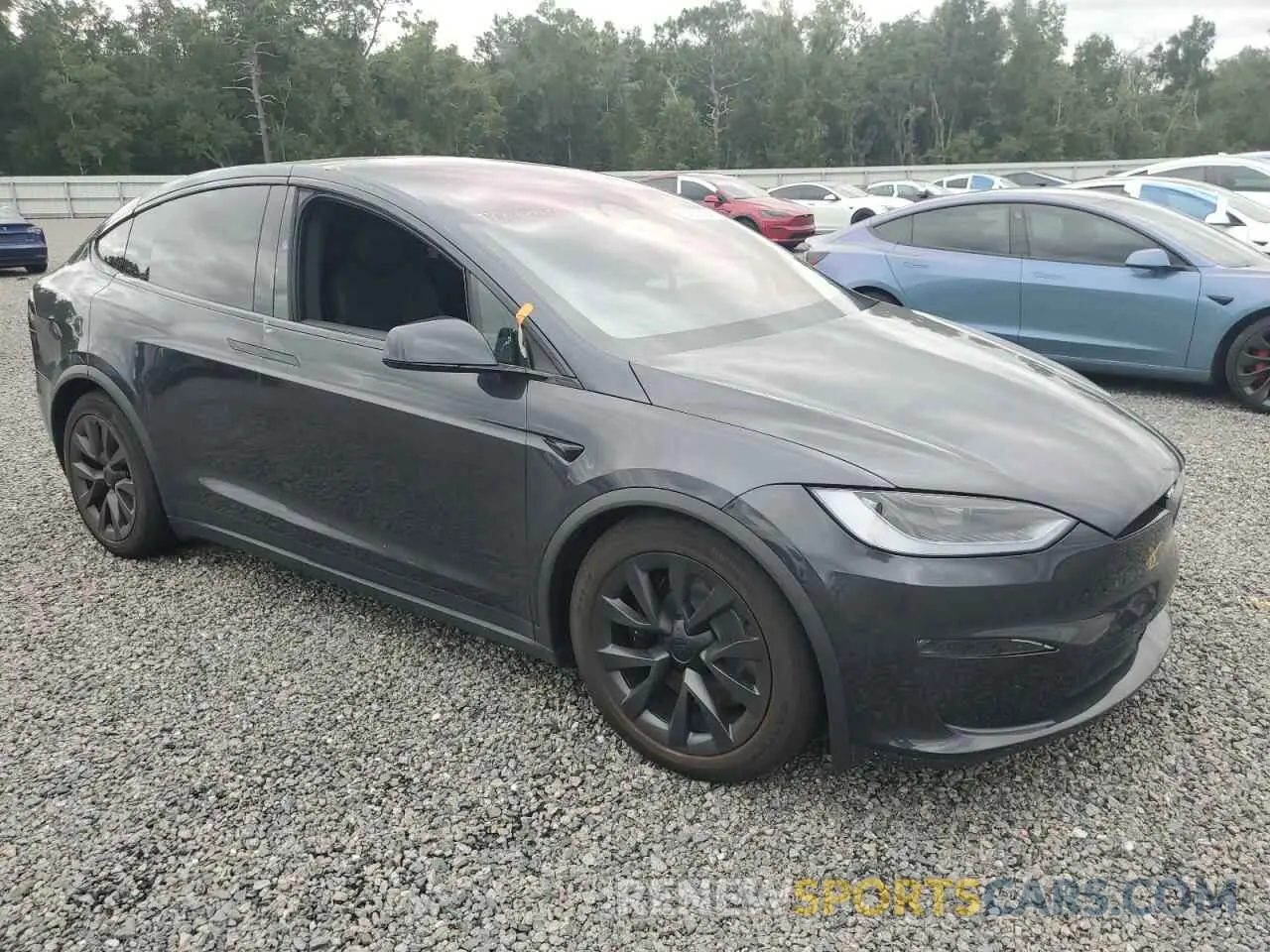 4 Photograph of a damaged car 7SAXCDE52RF445102 TESLA MODEL X 2024