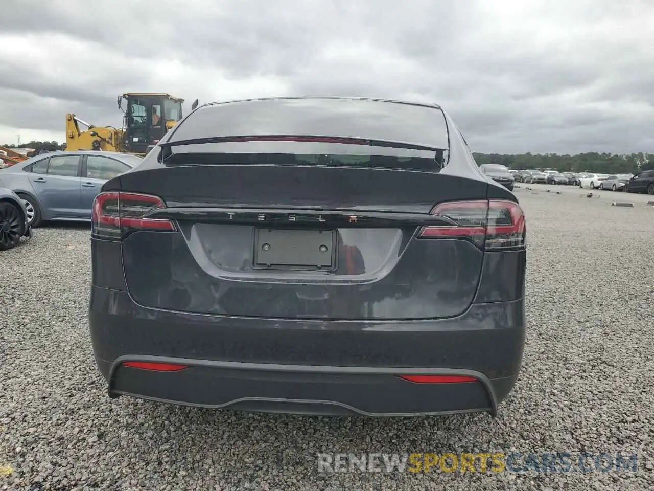 6 Photograph of a damaged car 7SAXCDE52RF445102 TESLA MODEL X 2024