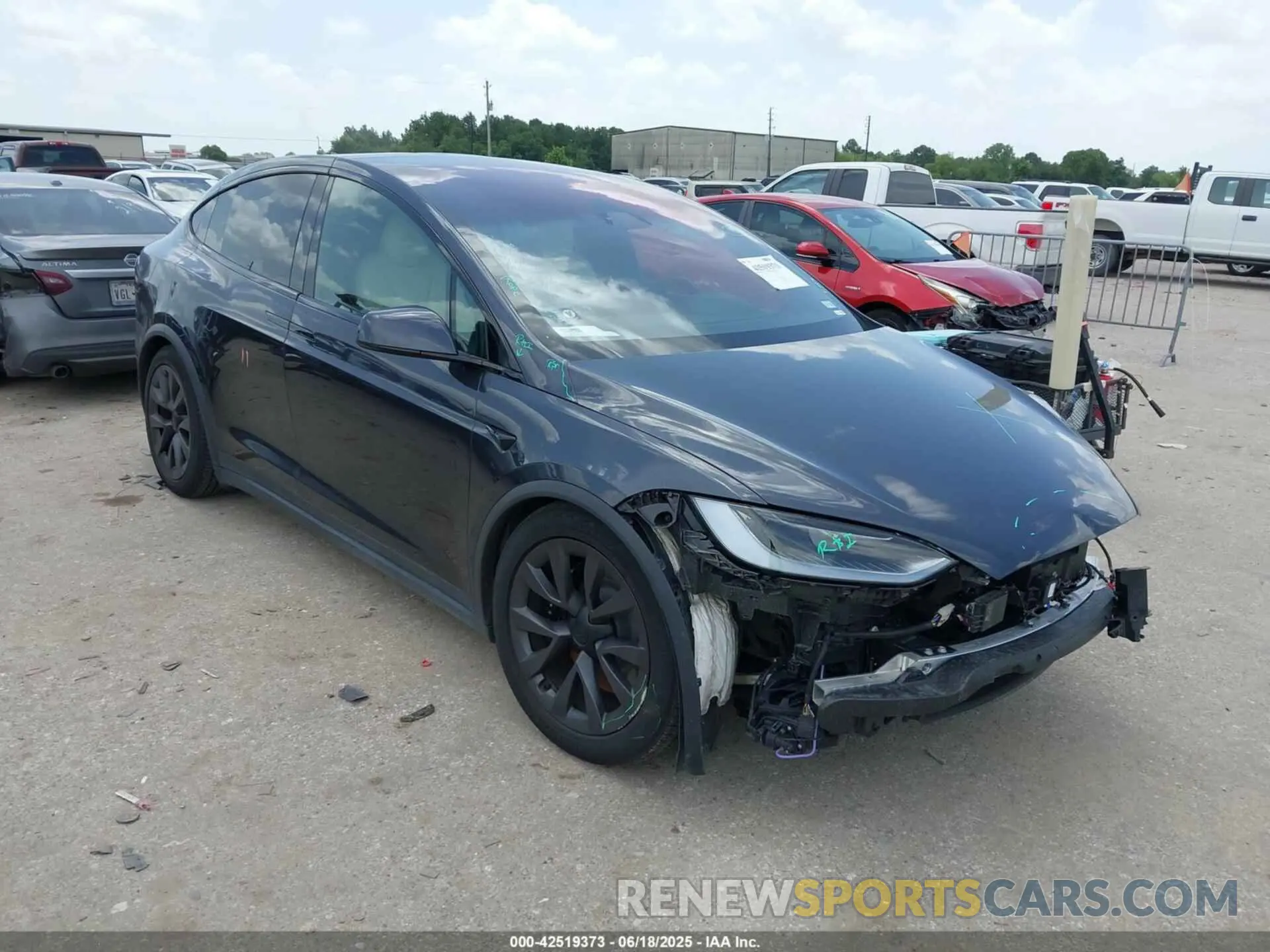1 Photograph of a damaged car 7SAXCDE52RF446170 TESLA MODEL X 2024