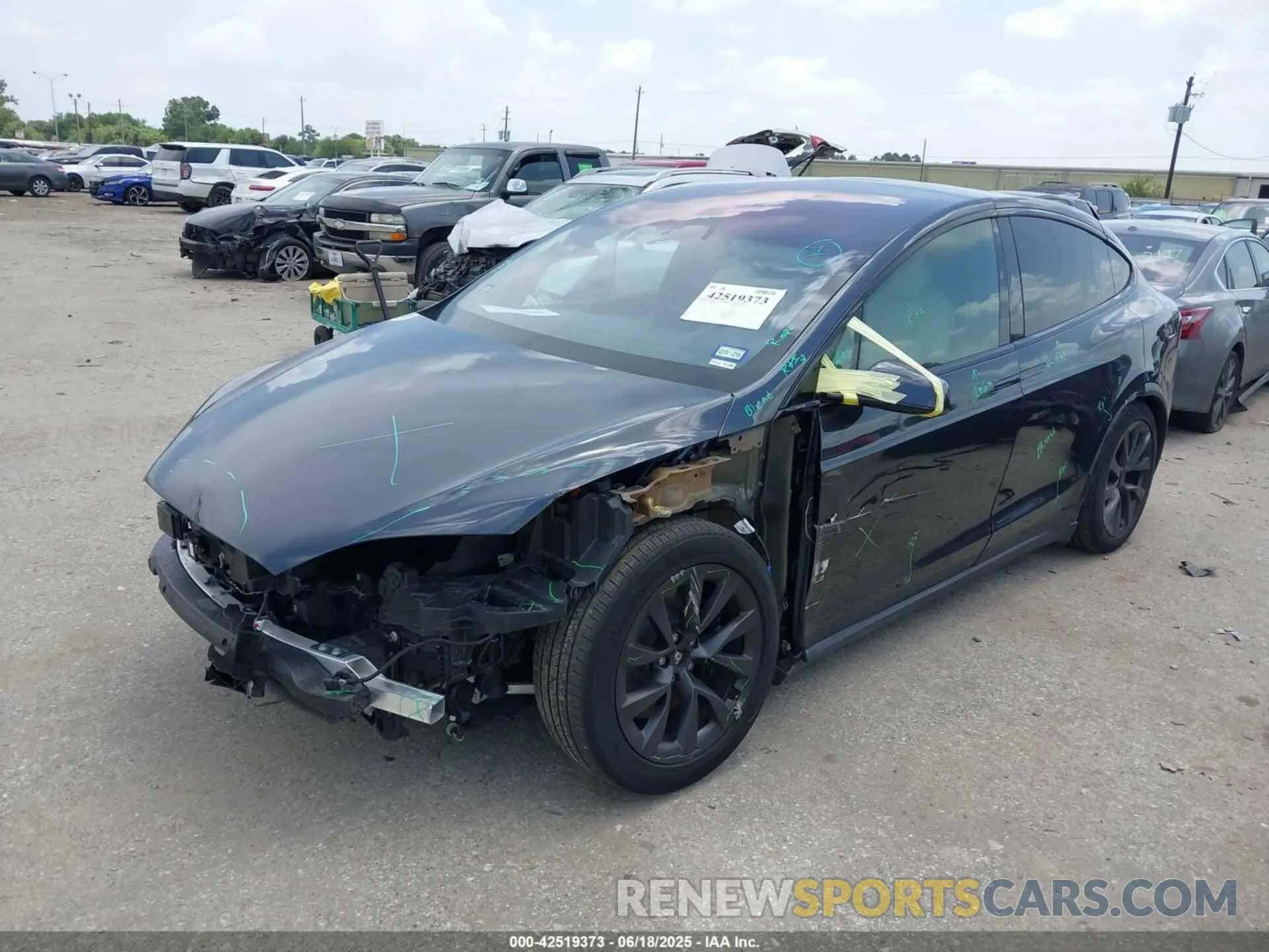 2 Photograph of a damaged car 7SAXCDE52RF446170 TESLA MODEL X 2024