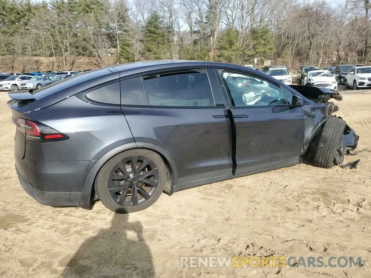 3 Photograph of a damaged car 7SAXCDE52RF449280 TESLA MODEL X 2024