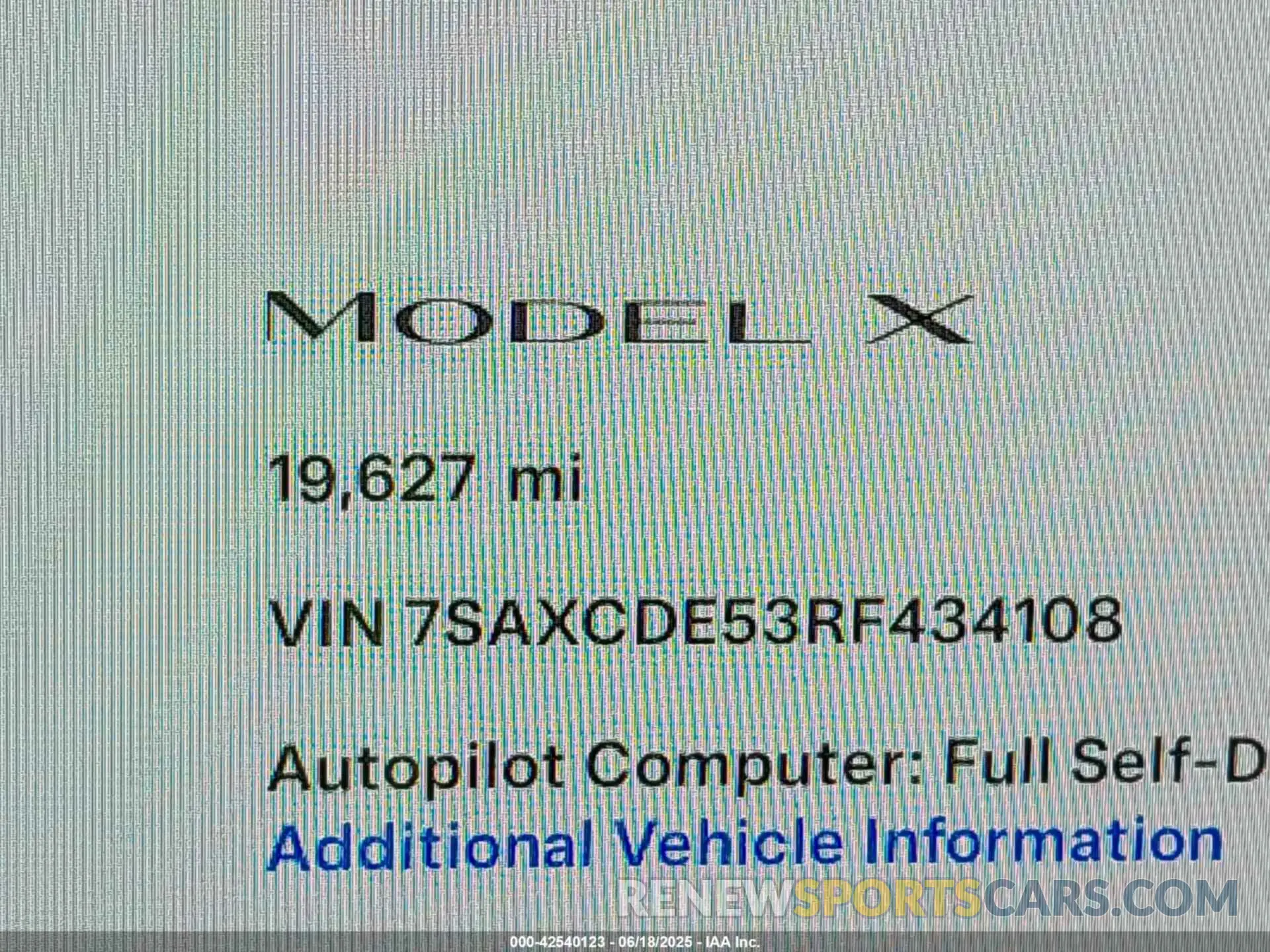 16 Photograph of a damaged car 7SAXCDE53RF434108 TESLA MODEL X 2024