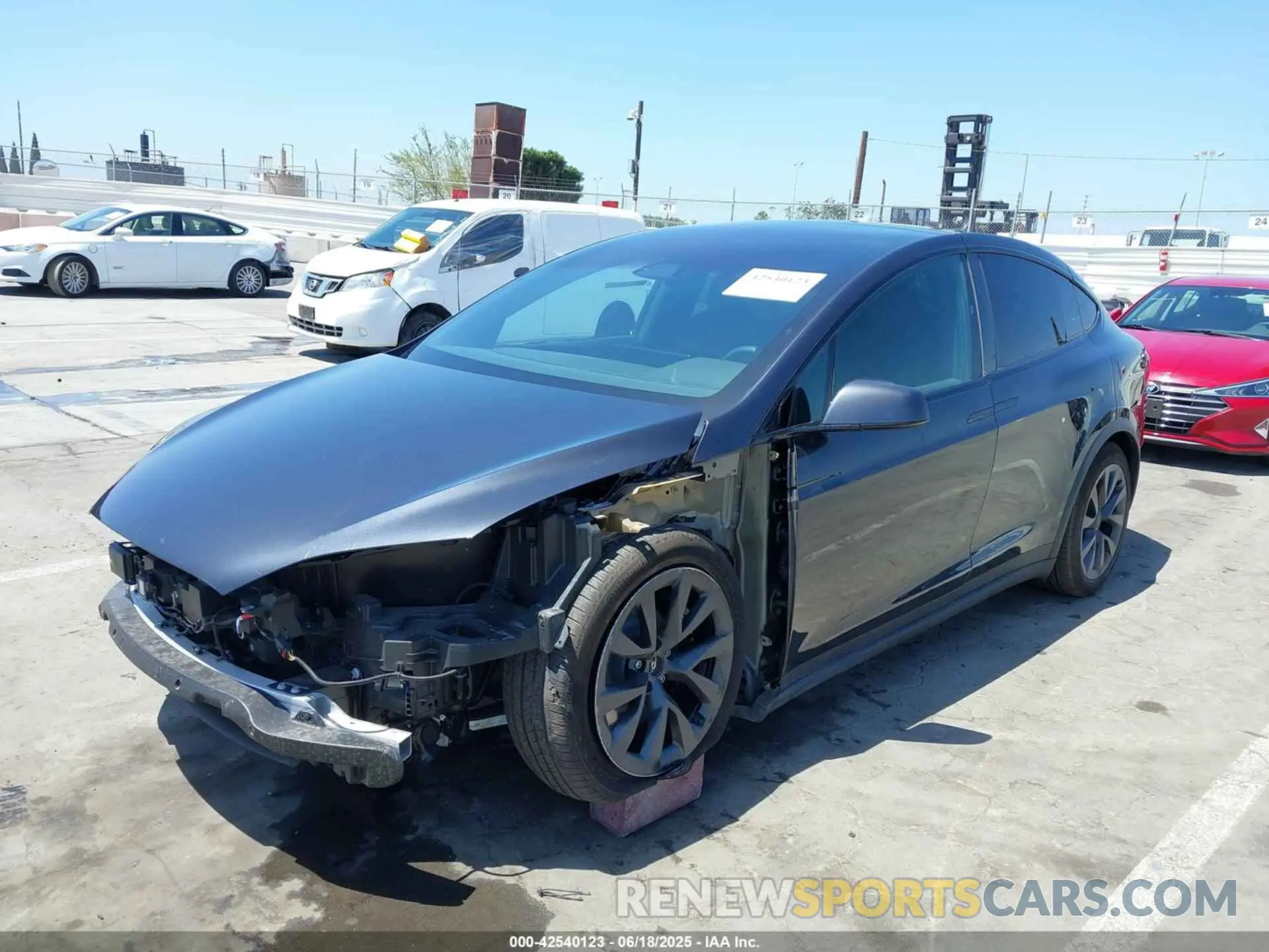 2 Photograph of a damaged car 7SAXCDE53RF434108 TESLA MODEL X 2024