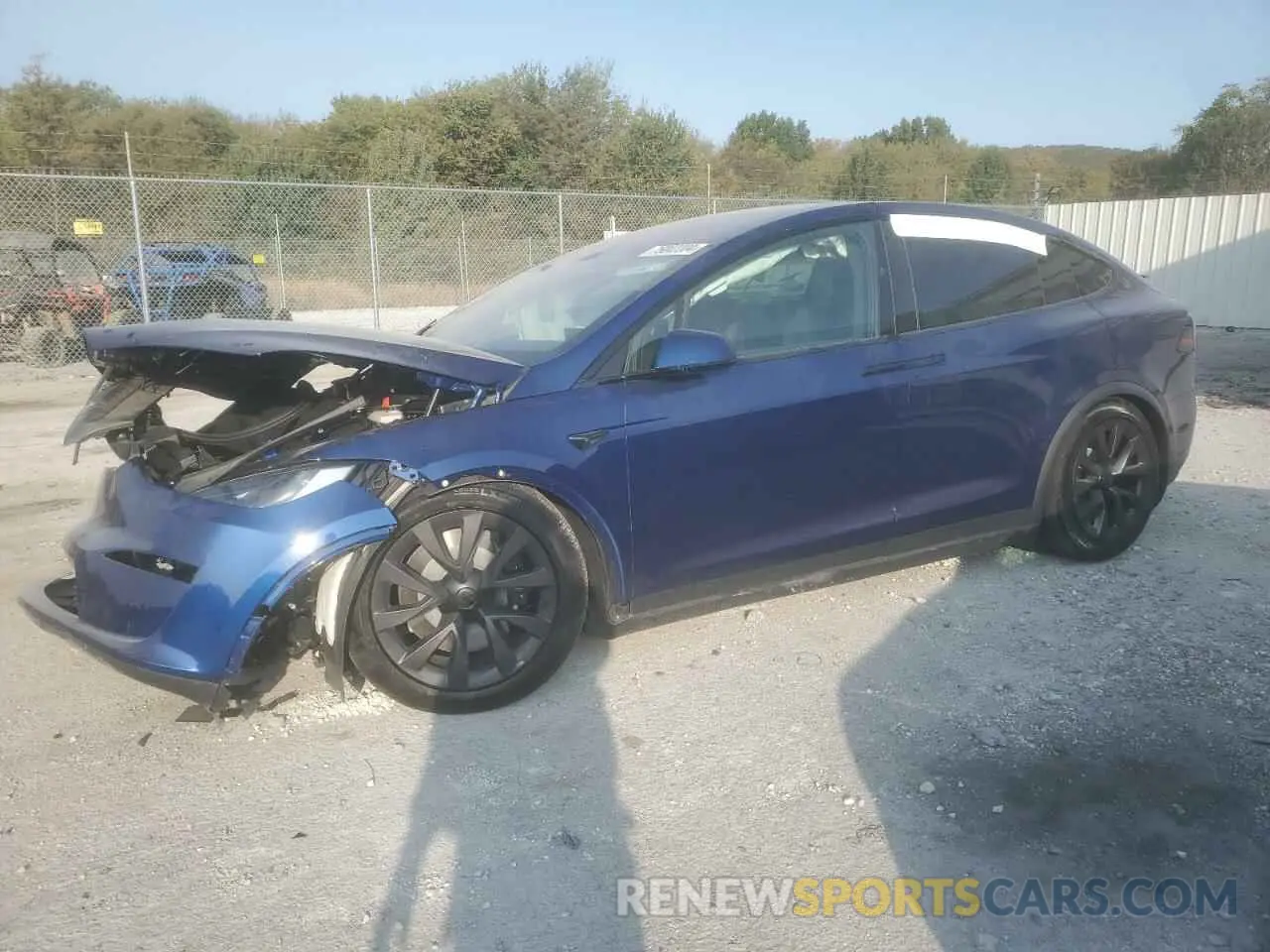 1 Photograph of a damaged car 7SAXCDE53RF444265 TESLA MODEL X 2024