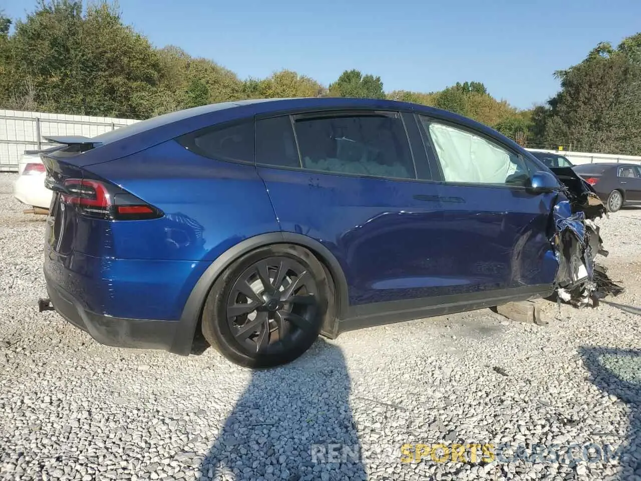 3 Photograph of a damaged car 7SAXCDE53RF444265 TESLA MODEL X 2024