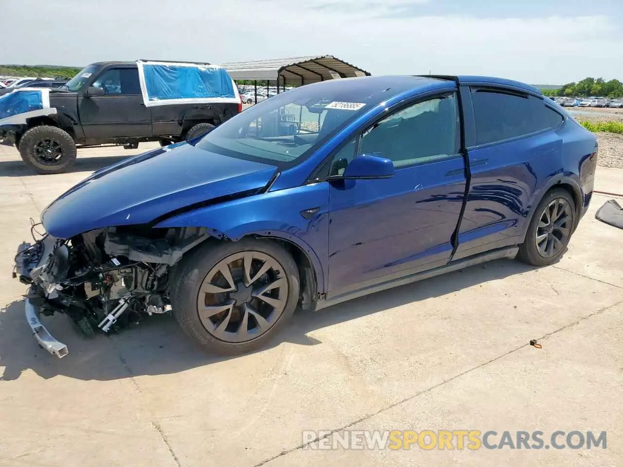 1 Photograph of a damaged car 7SAXCDE54RF439754 TESLA MODEL X 2024