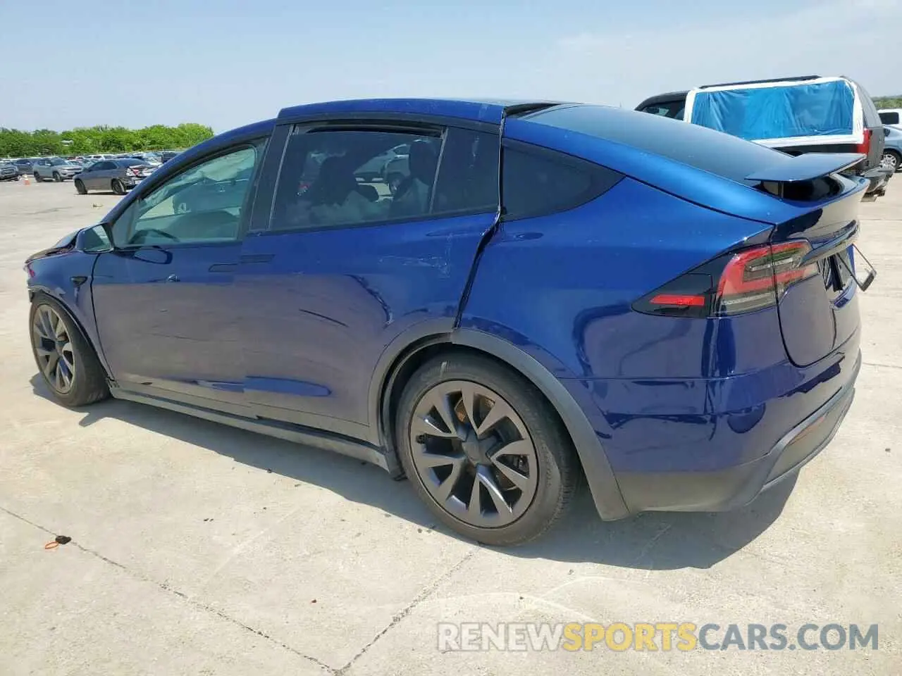 2 Photograph of a damaged car 7SAXCDE54RF439754 TESLA MODEL X 2024