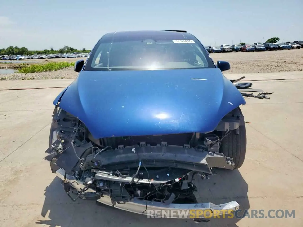 5 Photograph of a damaged car 7SAXCDE54RF439754 TESLA MODEL X 2024